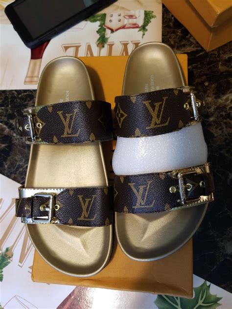 louis vuitton slip on sandals|Louis Vuitton sandals for sale.